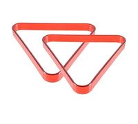 ZYAYNG Lot de 2 Petits trépieds Billard for Table, Support Triangulaire, Accessoires, Triangles Rouges, Cadre pour Billard