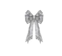 ZYAYNG NœUd pour Couronne d'automne Décoration de Sapin Noël Double Couche 41 x 24 cm, Grand nœud avec Bordure dorée pailletée, for Porte, MapleLeaf Deco pour Une FêTe à La Maison(Color 1)