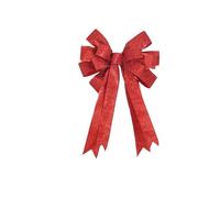 ZYAYNG NœUd pour Couronne d'automne Décoration de Sapin Noël Double Couche 41 x 24 cm, Grand nœud avec Bordure dorée pailletée, for Porte, MapleLeaf Deco pour Une FêTe à La Maison(Color 2)