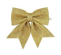 ZYAYNG NœUd pour Couronne d'automne Grand nœud en Ruban de Noël à Paillettes Scintillantes Or Rouge, décoration d'arbre Faite la Main, Ornement du Nouvel an pour Une FêTe à La Maison(Color 1,2pc)