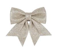 ZYAYNG NœUd pour Couronne d'automne Grand nœud en Ruban de Noël à Paillettes Scintillantes Or Rouge, décoration d'arbre Faite la Main, Ornement du Nouvel an pour Une FêTe à La Maison(Color 5,3pc)