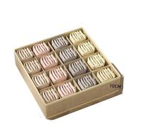 ZYAYNG Organisateurs De Tiroirs Lot de 2 boîtes rangement for sous-vêtements, chaussettes, vêtements, organisateur en tissu non tissé Pour Rangement(Khaki,M)