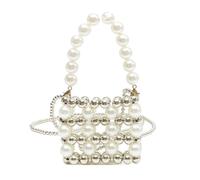 ZYAYNG Pochette à Perles Sac à main Lady Mini Pearl carré for femme for dîner bandoulière élégant for le shopping Pour Un Mariage