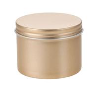 ZYAYNG Pots à Bougies Lot de 12 Pots à Bougies Portables en Aluminium scellés, contenants Ronds vides pour Bougie