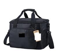 ZYAYNG Sac De PêChe Sac de pêche Multifonctionnel Portable EVA, Sac Isotherme de Poisson de Grande capacité isolé for Le Camping en Plein air pour RandonnéE(Black-13L 2pcs)