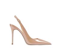 ZYAYNG Sandales à Talons Hauts Sandales pointues à talons ultra hauts sexy, élégantes, en cuir verni, bretelles, tendance, for banquet, chaussures for femmes Pour Femmes(Black 8cm,37)