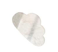 ZYAYNG Tapis 1 Tapis de Sol en Forme Nuage Blanc uni, décoration pièce irrégulière, Doux for la Peau pour Salon, Chambre(60cmx100cm)