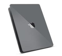 ZYB Coque pour 2026 2025 2024 2022 MacBook Air 13,6 Pouces M5 M4 M3 M2, Modèle A3449 A3240 A3113 A2681, Protection Case Rigide Plastique Mince pour MacBook Air 13.6, Cristal Gris Foncé