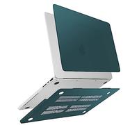 ZYB Coque pour MacBook Pro 16 Pouces 2024 2023 2021 M4 M3 M2 M1 Pro/Max Modèle A3186 A3403 A2991 A2780 A2485, Housse Étui de Protection en Plastique Mince, Sarcelle Profonde