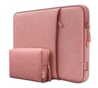 ZYB Housse Ordinateur 14 Pouces, Étanche Pochette Ordinateur 14 Pouces pour MacBook Air 15 M4 M3 M2 2025-2022,14" Lenovo Thinkpad Ideapad HP Dell ASUS Acer etc Pochette PC 14" Portable-Rose