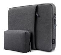 ZYB Housse Ordinateur 14 Pouces, Étanche Pochette Ordinateur 14 Pouces pour MacBook Air 15 M5 M4-M2 2026-2022,14" Lenovo Thinkpad Ideapad HP Dell ASUS Acer etc Pochette PC 14" Portable-Gris Foncé