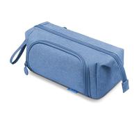 ZYB Trousse à crayons - Grande capacité - Pour collège, bureau, étudiante, fille, cadeau - Bleu