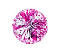 ZYBenda Lot de 2 pompons de pom-pom girl 30,5 cm (rose + argent)