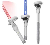 ZYBER Golf Club Attachment for Oculus Quest 2 Accessories, 3 in 1 Controller Grips Extension Beat Saber Supernatural, Poignées Adapter pour Meta Quest 2, Enhance Gaming Experience