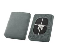 ZYBSLCSY Jacquard élastique Housse Coussin Caravane, Antidérapant Housse Banquette Camping-Car avec Laçage, Housse De Coussin De Canapé Extensible (Grey-Green,W150-190cm,D50-70cm)