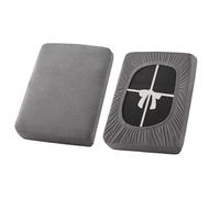 ZYBSLCSY Jacquard élastique Housse Coussin Caravane, Antidérapant Housse Banquette Camping-Car avec Laçage, Housse De Coussin De Canapé Extensible (Light Grey,W50-70cm,D50-70cm)