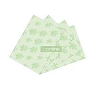 ZYBUX - Doublures de tiroir parfumées - Parfum pour tiroirs de maison, étagères, armoires, commodes, tiroirs, doublure de tiroir, 4 feuilles - 43 cm x 58 cm, jasmin