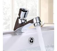 ZYCHSJXA Robinet mitigeur à Commande par Simple Pression, mitigeur retardateur en cuivre pour lavabo Principal de Salle de Bain dans Les lieux publics, notamment Les hôtels. C'est très Gent