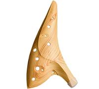 ZYCSKTL Ocarina De Résine De Grain De Bois De Tonalité AC Alto 12 Trous, Les Débutants Créatifs De La Modélisation sous-Marine Apprennent À Jouer d'un Instrument À Vent, Cadeau Exquis