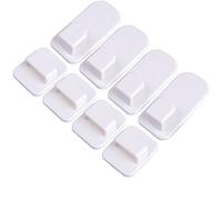 ZYCX123 Contrôle à Distance 4pcs-Porte-Crochet TV Climatiseur Mural Télécommande Auto-adhésif Crochet Support Mural Crochet de Stockage Post-it