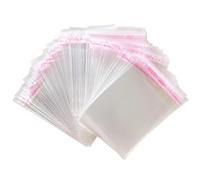 Zydiwo 400 Pièces Sacs de Cellophane Auto-adhésif Petit Sac Alimentaire Transparent OPP Sachet pour Sucette Biscuits Chocolat Bonbons (12 * 14cm)
