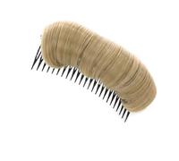 ZYDLMBJL Postiches Chignon pour Femmes, Peigne Coussin Invisible en Cheveux synthétiques for Un Volume Optimal(Gold)