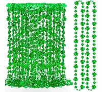 ZYDNANYANG Kit d'accessoires pour la Saint Patrick, ensemble de perles vertes trèfle, décorations de fête irlandaises pour la journée irlandaise, vacances, festival, défilé, carnaval, M, Plastique