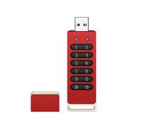 Zyeatary Clé USB sécurisée, clé USB cryptée de 32 Go, mémoire de mot de passe matérielle avec clavier flash de disque USB 3.0