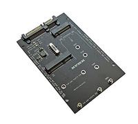 Zyeatary M.2 NGFF MSATA SSD 2,5 pouces SATA 6,0 Gbps 2 en 1 Adaptateur Convertisseur Carte Compatible avec PC Ordinateur Portable Schéma de Disque Dur