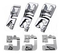 ZYEFGMFRQ Lot de 6 Pieds for Ourlet Large et étroit for Machines à Coudre Brother, Singer, Janome Autres Tige Basse