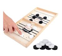ZYEKIU 2 en 1 Jeu de Palet, Jeu de Palet Interieur, Grâce à Sa Structure Exceptionnellement Robuste, Il Est Parfait pour Les Réunions de Famille, Les Fêtes Entre Amis, Les Moments (B)