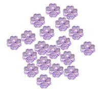 ZYEKIU 200 Pièces Ornement en Acrylique pour La Saint-Patrick, Décoration Murale Trèfle Porte-Bonh, Décor Acrylique de Trèfle Porte-Bonheur, pour Décorations, Artisanat, Cadeaux de Fête (Violet)