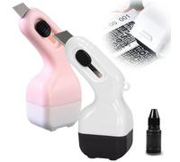 ZYEKIU 3 Pièces Identité Tampon Confidentiel, Tampon à Rouleau Encre Rechargeable, Tampons Personnalisé Deux Couleurs Disponibles, pour la Protection de la vie Privée et le Masquage des Information