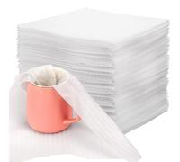 ZYEKIU 40 Pièces EPE Foam Cushioning Pouches Protectors, Léger Papier Bulle, Rouleau Papier Bulle, Réutilisable et Facile à Ranger Rembourrage des Articles Fragiles pour Expédition Emballage