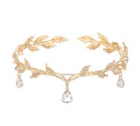 ZYEKIU Diademe Femme, Couronne Princesse avec Strass, Bijoux de Tete Rétro Or, Accessoires Medieval Femme Réglable, pour Cosplay, Mariage, Fête, Festival de la Renaissance, Noël, Anniversaire