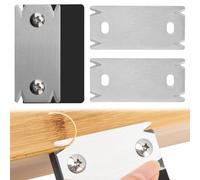 ZYEKIU Ensemble 3 Pièces Rabot Bois Plaqueuse de Chant Araseur de Chant Oupeur Chant pour Placage Avec 2 Lame Rechange Portable Coupe-Bande Chant Manuel pour Bois PVC ABS Coupe-Bordure pour le Bois