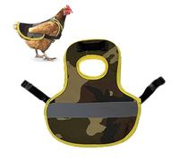ZYEKIU Gilet Réfléchissant pour Poulet Tablier de Selle Poule de Volaille avec Sangle Réglable pour Poules Selle Réfléchissante Selle Poulet Gilet Haute Visibilité (Camouflage)