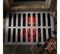 ZYEKIU Tapis de Sol Halloween 3D Thème D’Halloween avec Clown Tapis Entree | Motif Effrayant Antidérapant Tapis de Sol Effrayant pour Décoration Extérieure pour Effrayant et Entrée de Fête 60 x 40 cm