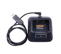 ZYElroy UV5R USB de Remplacement Chargeur de Batterie pour Baofeng UV5R UV-5RE DM-5R Deux Portable Way Radio Talkie Walkie