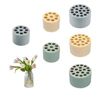 ZYETGH Hanataba Lot de 6 supports de fleurs Ikebana rotatifs en spirale Ikebana - Réutilisables - Pour bouquet de fleurs DIY - Vase