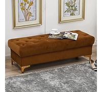 ZYFBD Tabouret de rangement en velours, tabouret multifonction avec coussin de haute qualité, adapté pour le salon, la chambre à coucher, le foyer, repose-pieds moderne et tabouret à langer