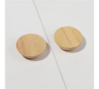 ZYFH8992 2 Pièces Boutons de Armoire Porte arrondi Poignée de cuisine bois massif Poignées pour placards Poignée de Traction Tiroir Chambre Meubles Tirer La Poignet,commode,décoration (E)