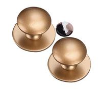 ZYFH8992 2 Pièces Poignée Autocollant en Acier inoxydable Tirer Tirage pour Chambre à Coucher sans trou Poignées pour placards Porte coulissante en verre Boutons d'Armoire Tiroir (Or)