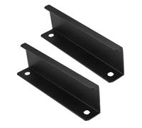 ZYFH8992 2 pièces Poignées pour placards cachée boutons de tiroir angle droit Poignées de Tirage armoire invisible tirette meuble alliage d'aluminium Poignet de Porte pour chambre (Noir,1200mm)