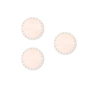 ZYFHYU Base de Panier en Bois Lot de 3 paniers à Crochet en contreplaqué peuplier, Bruts, Vierges, sculptés au Point Croix, tissés la Main, for Bricolage(Round 15cm)