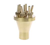 ZYFHYU Buse de Fontaine Droite en Laiton 1/2" 3/4" 1" Colonne Florale Arroseur Jet Universel Fontaine pour l'étang de Jardin(1inch)