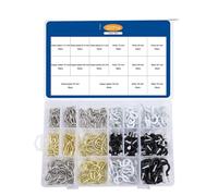 ZYFHYU Kit de crochets à vis for plafond, 66/100/320/340 pièces, for suspension murale en bois pour Accrocher Tasses, Lumières, Pots de Fleurs(Cup Hook 320pcs)