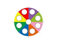 ZYFHYU Parachute de Jeu Arc-en-Ciel, Jeux de Plein air, Parachute Amusant for Tente, activités coopératives de Team Building, Tente de Jeu Multicolore pour Jeux Extérieur Activité(3M Parachute)