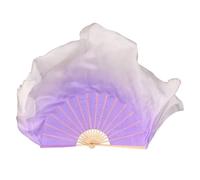ZYFHYU Voile éventail de Danse 86 cm, Une Paire, Accessoire de Costume de Danse Orientale, dégradé, Accessoires de Danseuse, Double Face, Rond pour La Danse du Ventre(Color 19,1pcs Right 1pcs Left)