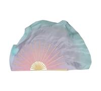 ZYFHYU Voile éventail de Danse 86 cm, Une Paire, Accessoire de Costume de Danse Orientale, dégradé, Accessoires de Danseuse, Double Face, Rond pour La Danse du Ventre(Color 23,1pcs Right 1pcs Left)
